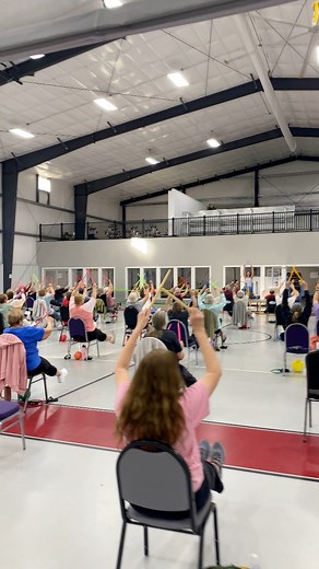 We’re on pace for a record attendance week! Another 80 in class Tuesday! Let’s keep this momentum rolling, see you Wednesday for Chair Yoga at 815AM | Fitness World Health Club & Sports Complex