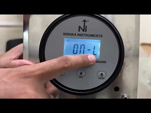 ⚙️ Digital Magnehelic Differential Pressure Gauge | Step-by-Step Settings Guide