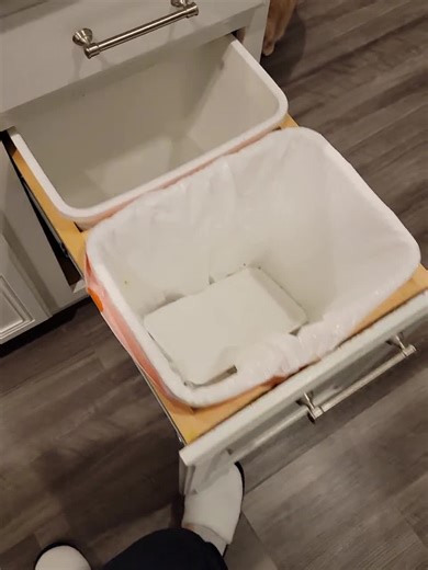 Foot Pull for Trash Cabinet Drawer - Hands Free Operation! - Etsy