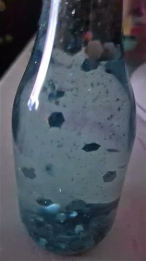glitter jar water -(TUTORIAL IN DESC)