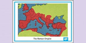 Map of the Roman Empire Poster