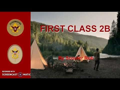BSA FIRST CLASS RANK REQUIRMENT 2B