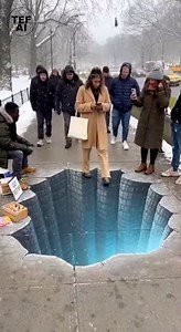 24K views | Pedestrian Falls Into Hidden Sidewalk Opening After...