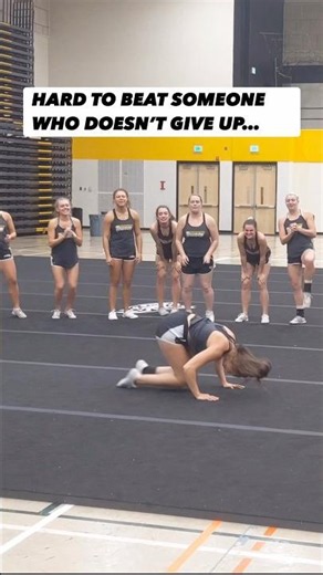 DOES SHE EVER LAND IT?! #throwback #tumblechef #cheer #tumbling #Shorts