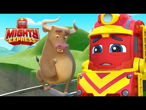 Nate’s Big Bull Delivery | Mighty Express Clips | Cartoons for Kids