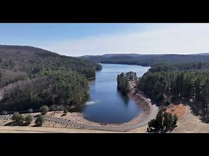 📍 Drone Flight Over Barkhamsted Reservoir, Connecticut | Aerial Views of Natural Beauty 🇺🇸🍁