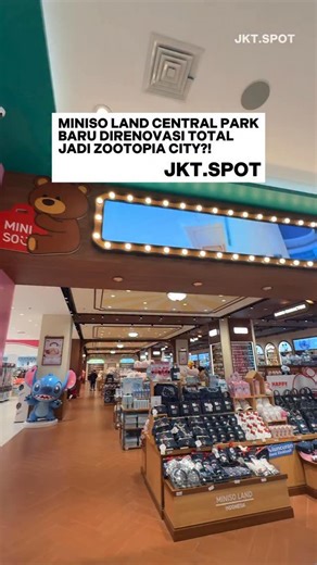 ZOOTOPIA UDAH HADIR DI JAKARTA!! Miniso Land new look, vibes nya makin seru! Ada area Harry Potter, Hello Kitty, Blind Box Vinyl Plush Toy yang super gemesss!! Rasain langsung Zootopia City di dunia nyata gaisss! On Going Promo: - Buy 3 Get 1 koleksi Vinyl Plush Limited Edition! - Belanja min.600K dapat FREE gantungan kunci mini yang super lucuuu! 📍 @minisoindo @miniso.official #Minisoindonesia2025 #Minisozootopia #centralparkminiso #BlindBox #VinylPlush | Jakarta Spotlight