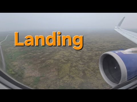 [4K] British Airways Landing Experience at Reykjavik Airport | Iceland | Window Seat View