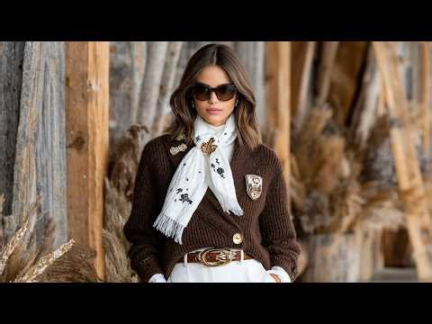 Ralph Lauren SS 2026 Coffee Bean Brown & Cloud White Quiet Luxury Café Style for Women 40+