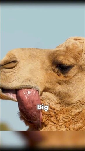 What is that strange thing inside the camel’s mouth?👀