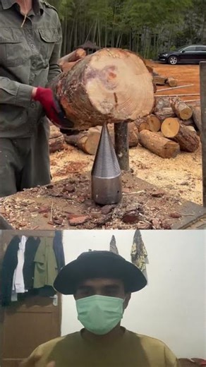 The Most Satisfying Way to Split Wood