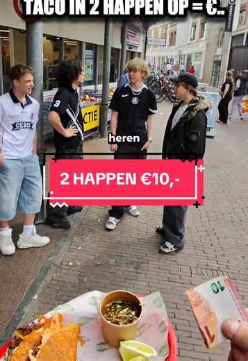 Zou het jou lukken in 2 happen?👀 #mexicaans #halal #taco #challenge #habanero