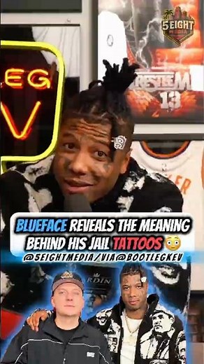Blueface Reveals the Story Behind His “Chase Bank” Face Tattoo! 😳
