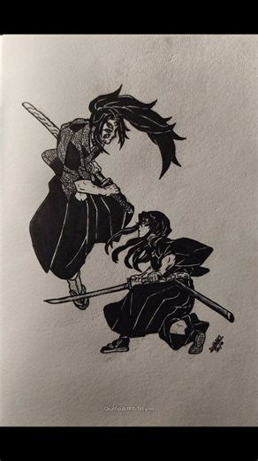 65K views · 6.2K reactions | Kokushibo vs Muichiro, manga drawing #demonslayer #kokushibo #muichiro #anime #drawing #art #sketch #mangaart #art #fyp #sketch #draw #reels #animedrawing #foryoupageシ #fblifestyle #facebookreels | Dulfo-ART Style | Facebook