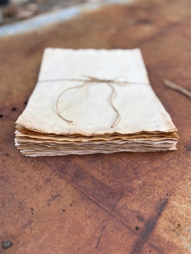 Tea Stained Paper Hand Dyed Journal Paper Full Sheets 8.5” X 10” - Etsy