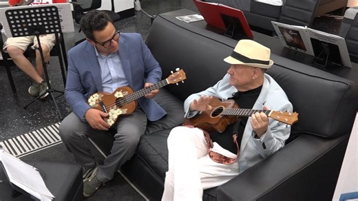 Redemption in a ukulele: Mesa military vets bond through music