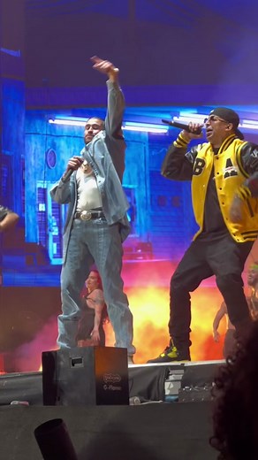 Bad Bunny, Jowell & Randy, Ñengo Flow Safaera Performance at Coachella 2023