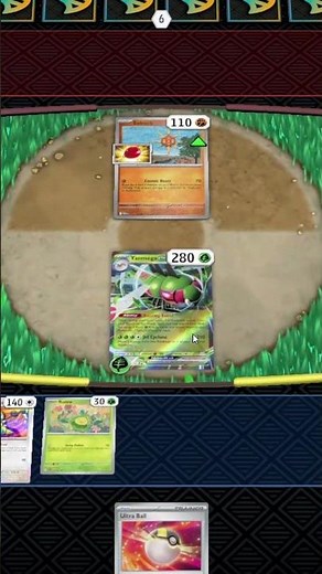Yanmega Ex gets Turn One Knockouts so FAST!! ⚡#PokemonTCG #Yanmega #TCG #FastDeck #GamingShorts