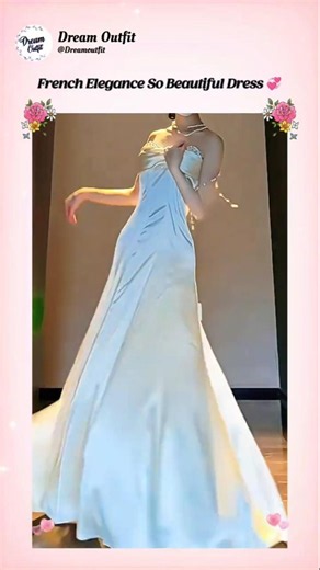 French Elegance So Beautiful Dress 💞