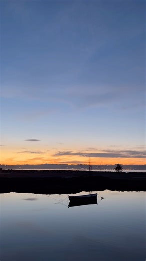 Beautiful January scenery #slowliving #sunset #cosy
