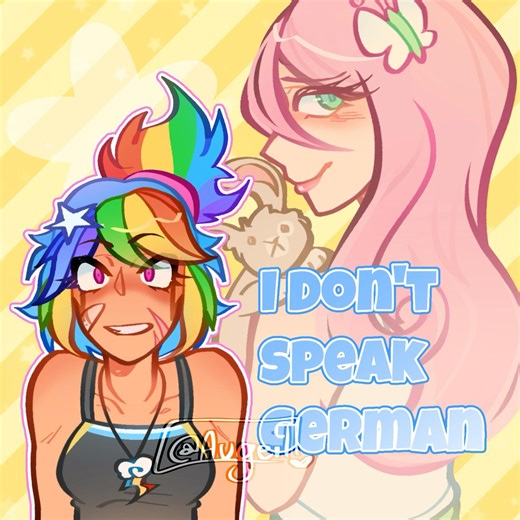 Rainbow Dash & Fluttershy! 🩵💛 #animationmeme #rainbowdash #fluttershy #flutterdash #mlp #mlpfanart