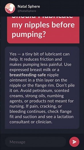 Should I lubricate my nipples before pumping?