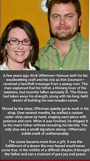 Nick Offerman and His Love for Canoes
