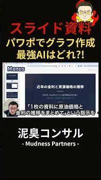 【実演比較】パワポ作成 6時間→10分｜実用レベルのスライド資料作成ができる最強AIを解説します。