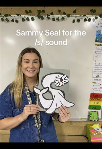 Kindergarten Phonics: Learn the /s/ Sound with Sammy Seal