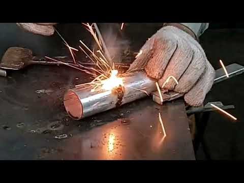 How to Weld Thin Galvanized Steel Pipe 0.8mm Without Burning Through | Easy Method!