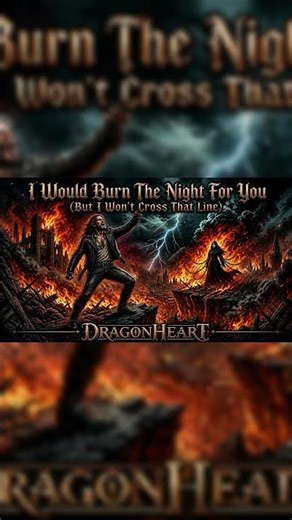 I WOULD BURN THE NIGHT FOR YOU (BUT I WON’T CROSS THAT LINE)🔥DRAGONHEART | EPIC ROCK OPERA