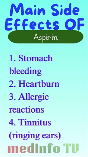 Aspirin Side Effects Everyone Should Know