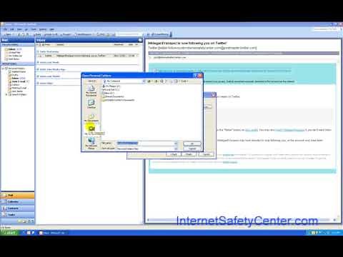 Backup Outlook Email | Email Backup | Outlook 2003/2007 | Internet Safety Center
