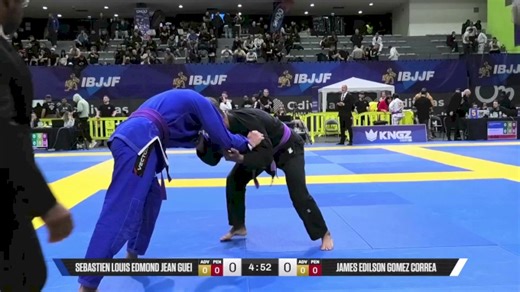James Edilson Gomez Correa vs Sebastien Louis Edmond Jean Guei 2026 European Jiu-Jitsu IBJJF Championship