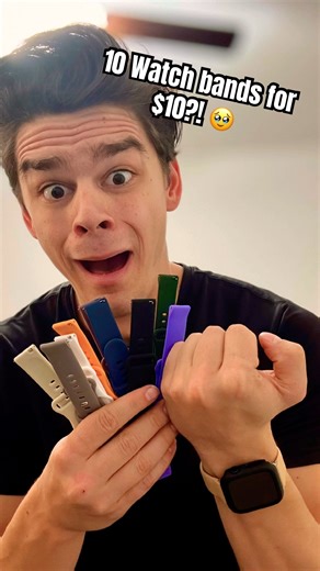 10 Watch bands for $10 at Walmart! 🥹👍