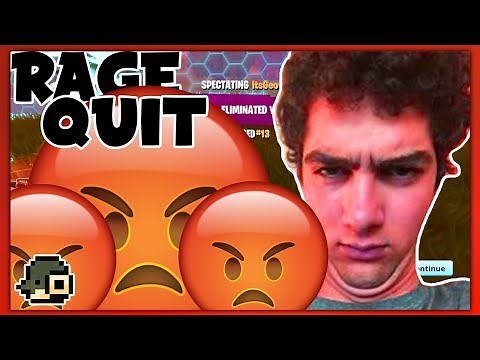 MOST INTENSE FORTNITE RAGE QUIT (emotional)