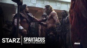 Spartacus | Episode 4 Scene Clip "Gannicus vs. Crixus" | STARZ