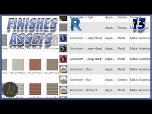Finishes and Assets | Revit Tutorial