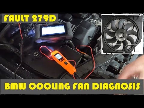 M54 BMW 3 Wire PWM 600W Cooling Fan Diagnosing - DME Code 279D "Engine fan activation"
