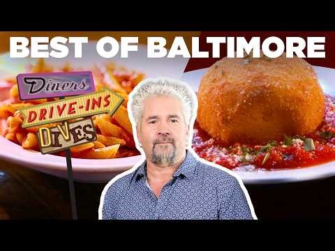 Top #DDD Videos in Baltimore with Guy Fieri 🦀 | Diners, Drive-Ins and Dives | Food Network