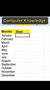 19K views · 194 reactions | Days functions in excel #fbreels #computershortcutkeys #computershorts #exceltricks #reels #shorts #exceltips | Computer Knowledge | Facebook