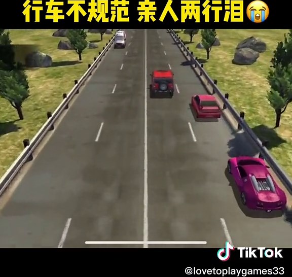 Animated Vehicles Driving Through Diverse Landscapes