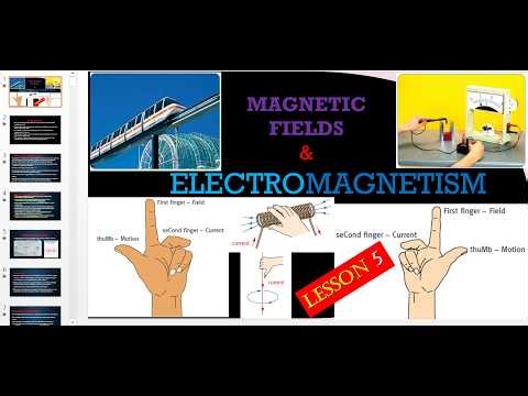 Lesson 5: MAGNETIC FIELDS & ELECTROMAGNETIC INDUCTION