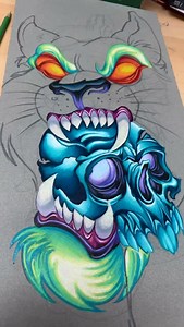 1.7K views · 2.2K reactions | A new colored pencil piece. The atomic tiger. Living the @prismacolor pencils again. #prismacolors #tattoo #tattooartist #tattooart #artist #coloredpencildrawing | Tony Ciavarro Fanpage | Facebook