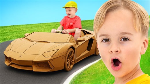 463K views · 5.3K reactions | Chris opens a car shop - Cardboard Cars Challenge for kids! 00:00 Cardboard Cars Challenge for kids 04:56 Kids story about viruses 10:07 Kids toy story about Magic Faucet with Chris 15:48 What's Hiding Under the Bed story for kids Please Subscribe! | Vlad and Niki | Facebook