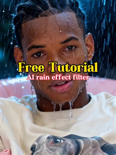 Rain AI Effect Filter Tutorial Create Rain AI Effect Filter with One Photo Creative Rain AI Effect Filter Editing Rain AI Effect Filter template Rain AI Effect on photo #RainAIFilter #AIEffectFilter #RainEffectTutorial #capcut #capcutpioneer