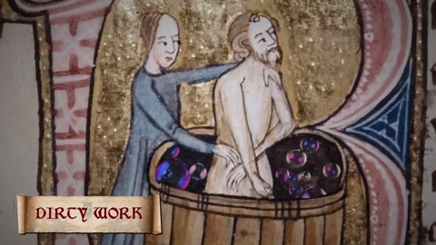 Why washing was considered sinful by some medieval Christians