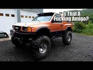 Lifted Isuzu Amigo On 38'' Tires