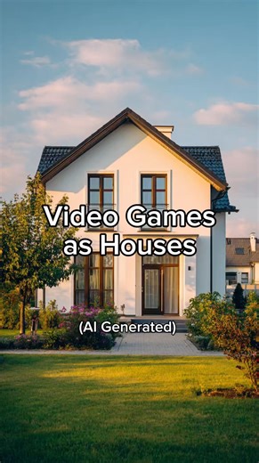 Video Games as Houses | Ai Generated