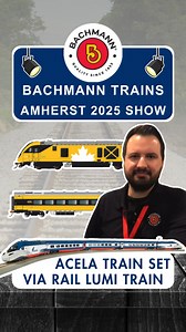 Bachmann Trains Acela Set & Via Rail Lumi - Amherst Train Show 2025! Showcasing the Acela Train Set & Via Rail Lumi Train! 🚂 Shop Online: TrainWorld.com #trains #train #modeltrain #modelrailroad #railfans #railfans_of_instagram #railfanning #trainworld #trainland #toytrain #modeltrains #railroad #locomotive #bachmann #amherst | TrainWorld.com